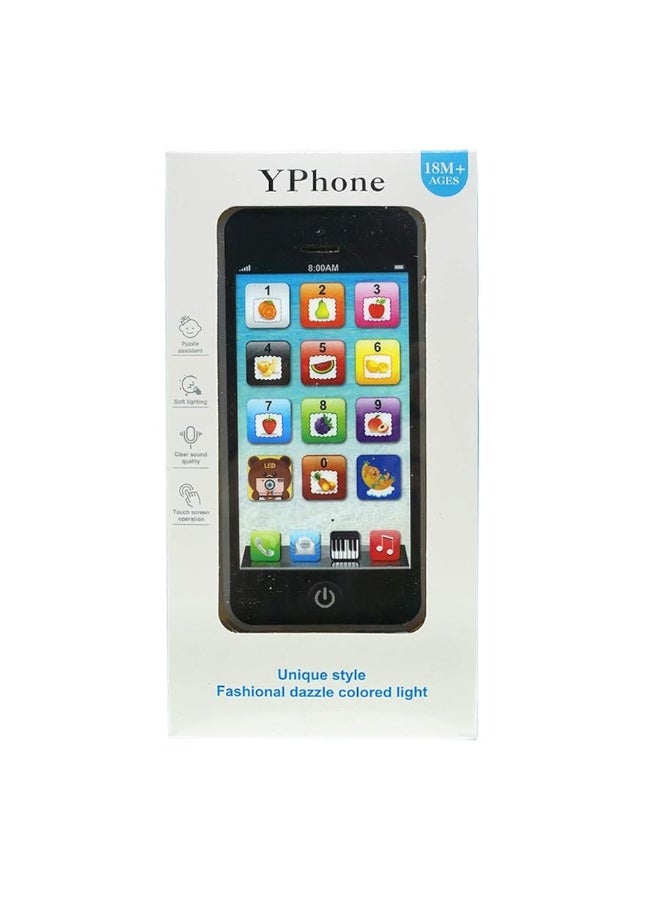 YOYOSTORE 1 Pc Phone Toy Play Cell Phone Mobile Cellphone with USB Recharable Cable for Baby Kids - Image 2