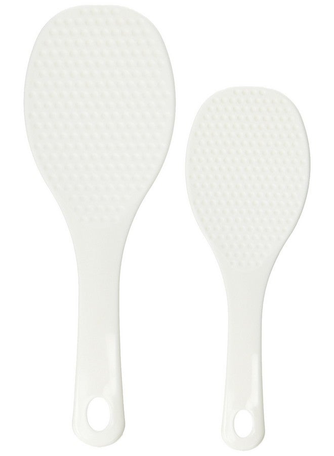Inomata 1150 Rice Paddle, White, Melamine - Image 1