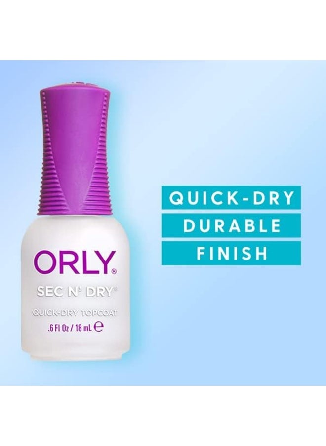 Orly - Nail Treatment - Topcoat Sec N Dry - Image 1