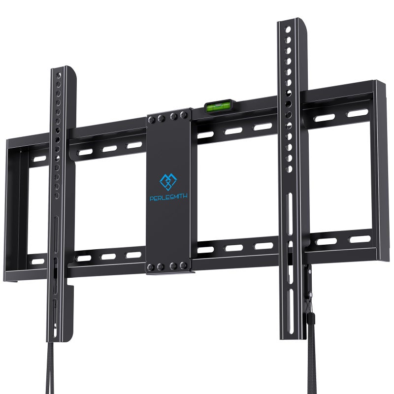PERLESMITH Fixed TV Wall Mount Bracket for 32-82 Inch LED, LCD, and OLED Flat Screen TVs - Fits 16â€- 24â€ Wood Studs, Fixed TV Mount with VESA 600 x 400mm Holds up to 132 lbs, PSLLK1 - Image 1