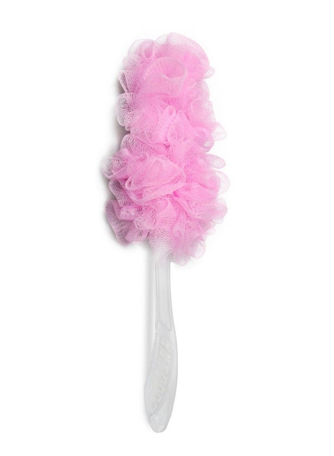 THINGS4BETTER Bathing Loofah with Handle for Men Women's Back Body Scrubber Sponge (Multicolour, Pack of 1) - Image 1