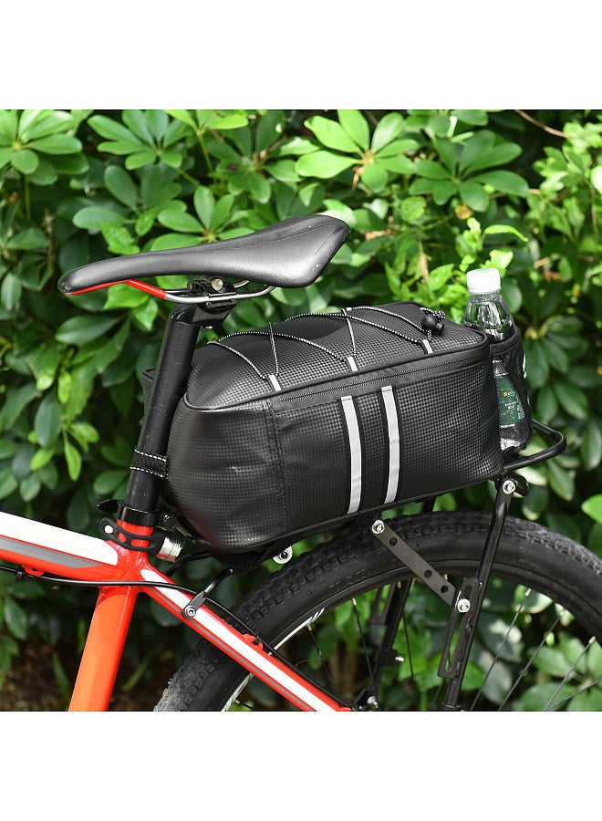 YSANAM Bike Trunk Bag with Waterproof Rain Cover Bicycle Rear Bag Bike Rack Bag  - Image 2