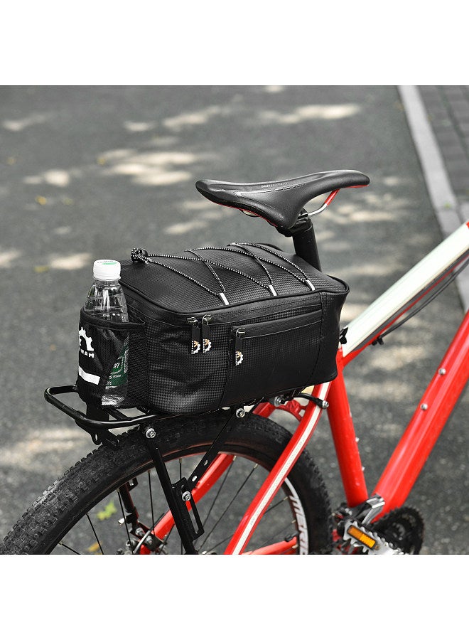 YSANAM Bike Trunk Bag with Waterproof Rain Cover Bicycle Rear Bag Bike Rack Bag  - Image 5