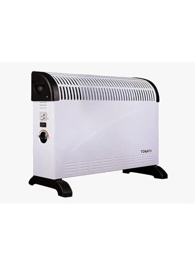 Zanouki Touch Heater 2000W with Three Heating Levels and Overheat Protection