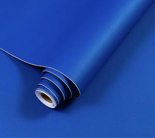 Ismoon 157X118Dark Blue Contact Paper Matte Blue Wallpaper Opaque Blue Removable Waterproof Peel and Stick Vinyl Film SelfAdhesive Paper Shelf Liner for Decorating Wall Table Wall and Door Reform