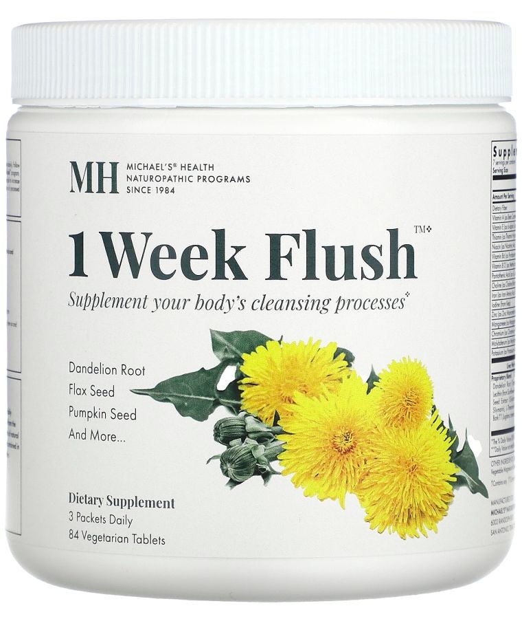 MICHAEL'S 1 Week Flush 84 Vegetarian Tablets