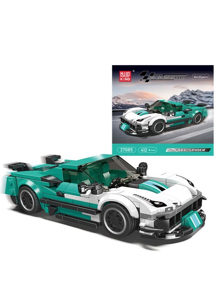 مولد كينج مجموعة مكعبات بناء نموذج سيارة F8XX SPIDER الخارقة 27085  - Image 1