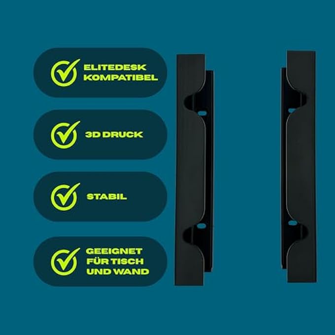 rayihni حامل لجهاز HP ELITEDESK MINI G3 G4 G5 G6 لتركيب على الحائط أو المكتب - Image 3