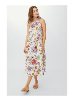 Cotton Tiered Printed Maxi Dress