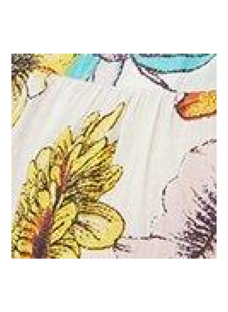 DEBENHAMS - Cotton Tiered Printed Maxi Dress - Image 1