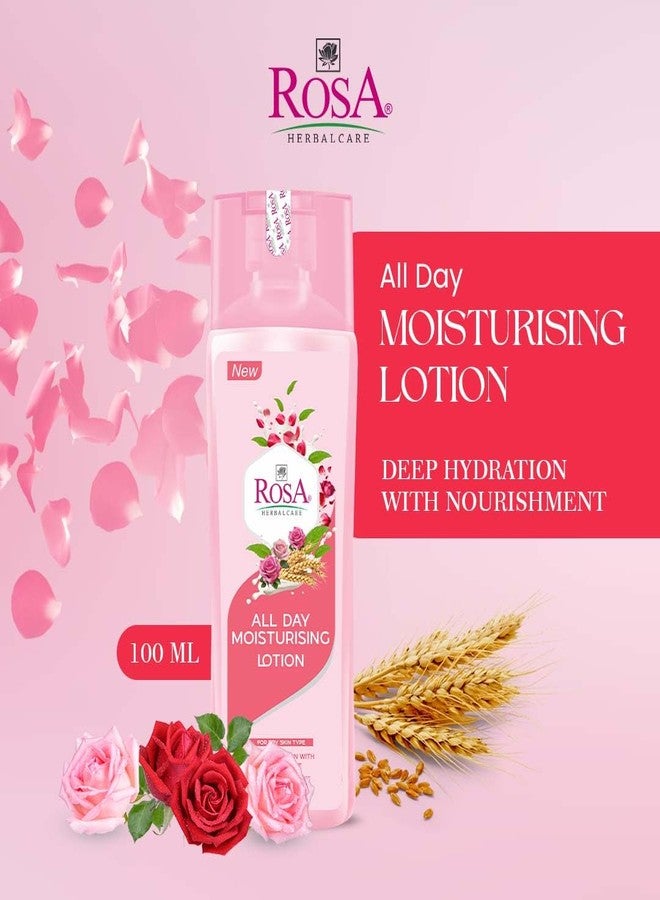 ROSA All Day Body Moisturising lotion With Honey l For soft and smooth skin I Unisex, Pack of 2-100 ml Each - Image 3