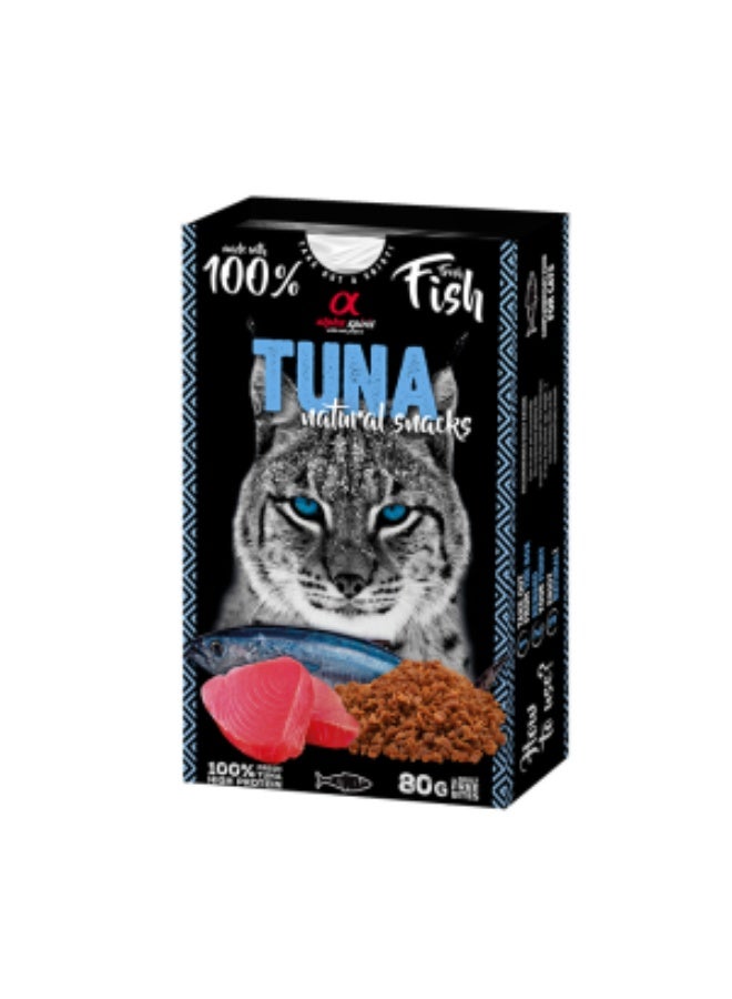 Alpha Spirit Natural Snacks for Cats Tuna 80 g