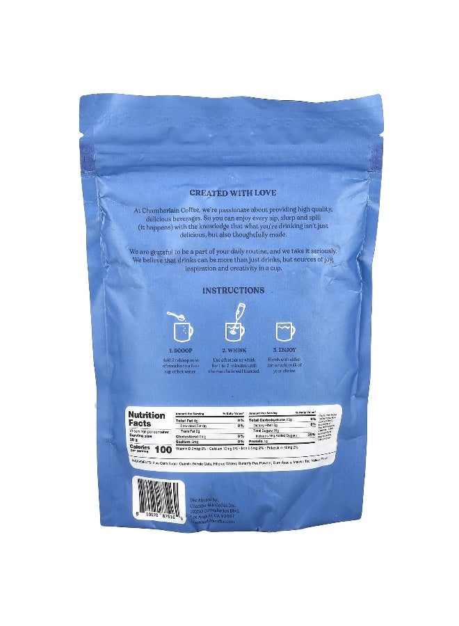 Chamberlain Coffee, Blue Matcha Latte with Oat Milk, 10 oz (283 g) - Image 2