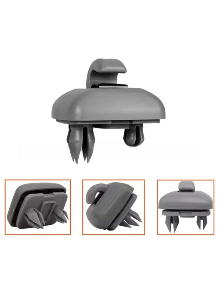Generic - One Piece Clip Hook Special Clasp For Fixing Umbrellas Gray Hanger Hook Grey Color Special Interior Decoration For Audi A4 S4 S3 A3 A1 A5 S5 Q3 Q5 LA7 LA6 8E0 B8 B7 B6 - Image 1