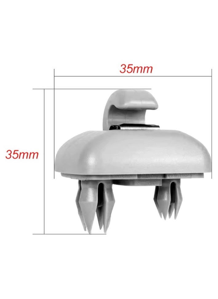 Generic - One Piece Clip Hook Special Clasp For Fixing Umbrellas Gray Hanger Hook Grey Color Special Interior Decoration For Audi A4 S4 S3 A3 A1 A5 S5 Q3 Q5 LA7 LA6 8E0 B8 B7 B6 - Image 1