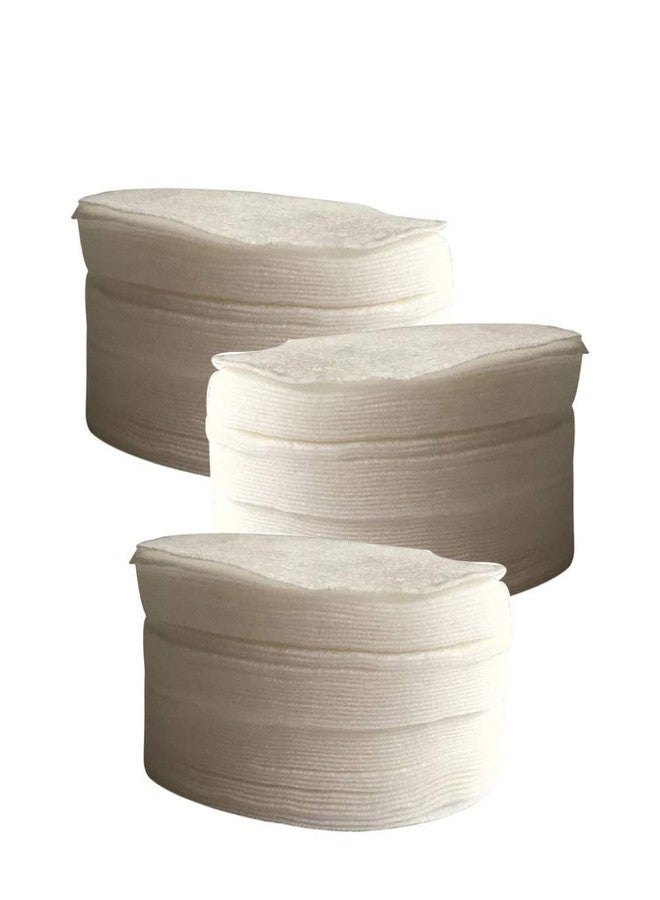 HEALLILY 300pcs Nonwoven Makeup Remover Pads Facial and Skin Care Wash Cloth Pads Round Makeup Remover Reusable Cotton Rounds,Cotton Rounds,Cotton Pads,Cotton Pads for face White (7.5cm) - Image 1