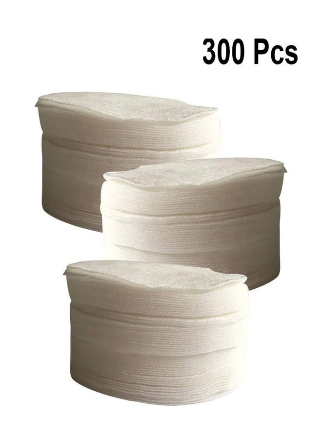 HEALLILY 300pcs Nonwoven Makeup Remover Pads Facial and Skin Care Wash Cloth Pads Round Makeup Remover Reusable Cotton Rounds,Cotton Rounds,Cotton Pads,Cotton Pads for face White (7.5cm) - Image 2