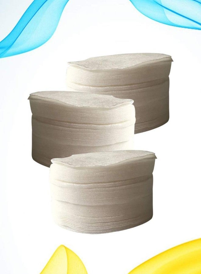 HEALLILY 300pcs Nonwoven Makeup Remover Pads Facial and Skin Care Wash Cloth Pads Round Makeup Remover Reusable Cotton Rounds,Cotton Rounds,Cotton Pads,Cotton Pads for face White (7.5cm) - Image 5