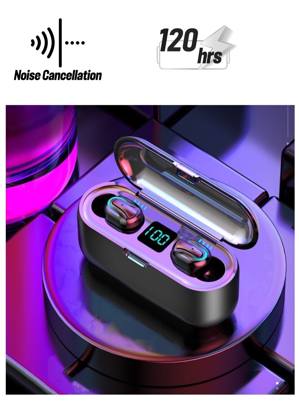 سيوسي SYOSI 5 0 Bluetooth Headphones noise-canceling Earbuds