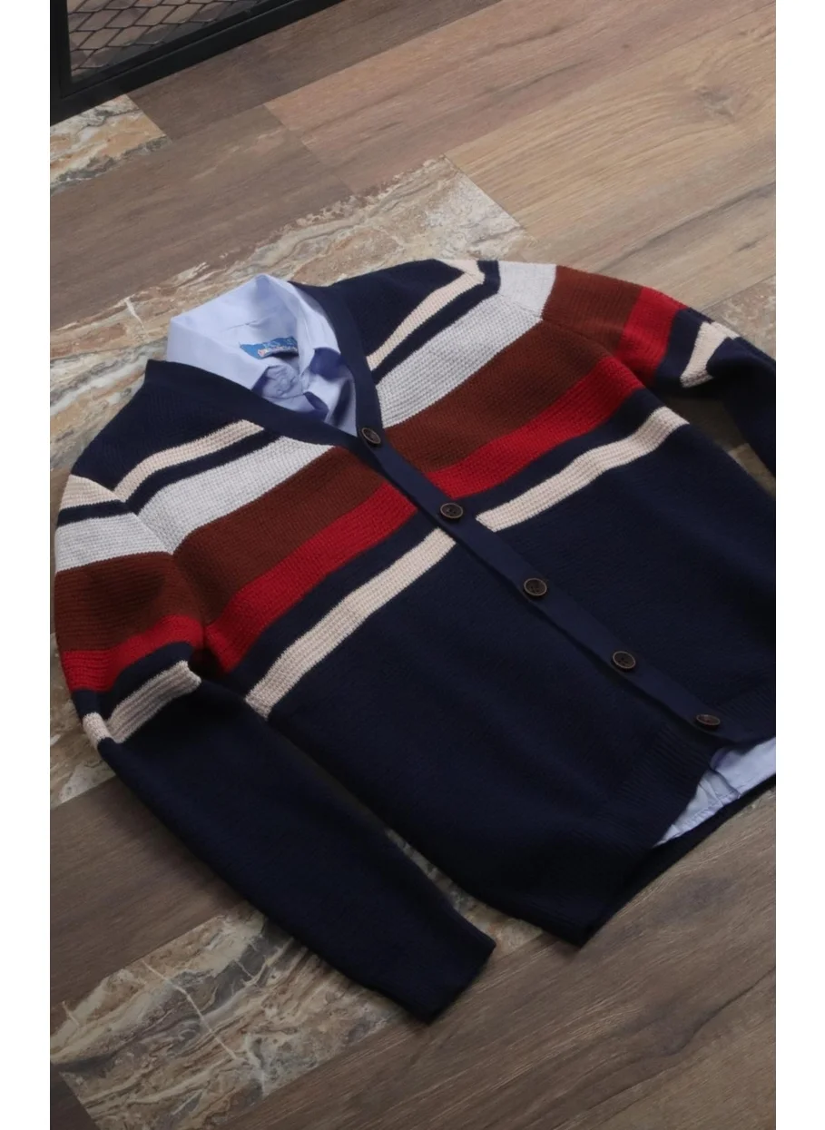 الكسندر جاردي Buttoned Children's Knitted Cardigan (C20-18367)