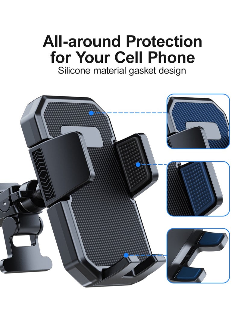 حامل هاتف للسيارة، حامل هاتف للسيارة لفتحة تهوية الهواء، حامل هاتف مضاد للاهتزاز للسيارة مع تصميم خطاف فائق الثبات، حامل هاتف للسيارة متوافق مع جميع هواتف iPhone 14/13/12 - Image 4
