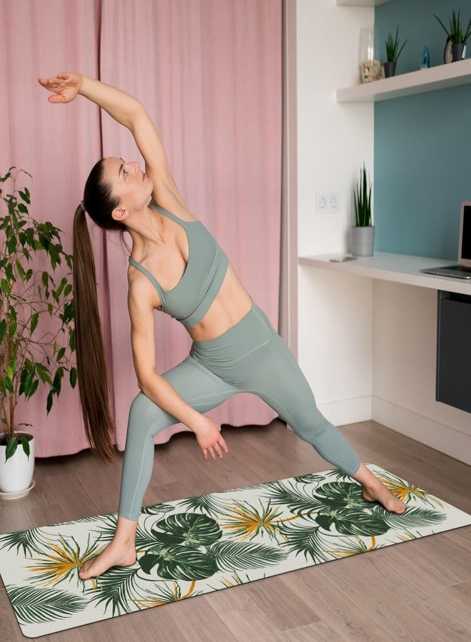 MicaYoung Travel Suede Yoga Mat 1.5mm Thick Non Slip Foldable Lightweigh Sweat Absorbent Exercise Mat for Hot Yoga Pilates Home Gym Outdoor, 72"L x 24"W, 3 lbs - Image 5