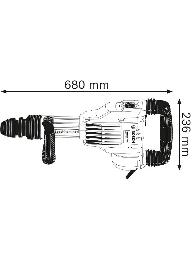 Bosch Professional Demolition Hammer Gsh 11 Vc Breaker - Image 4