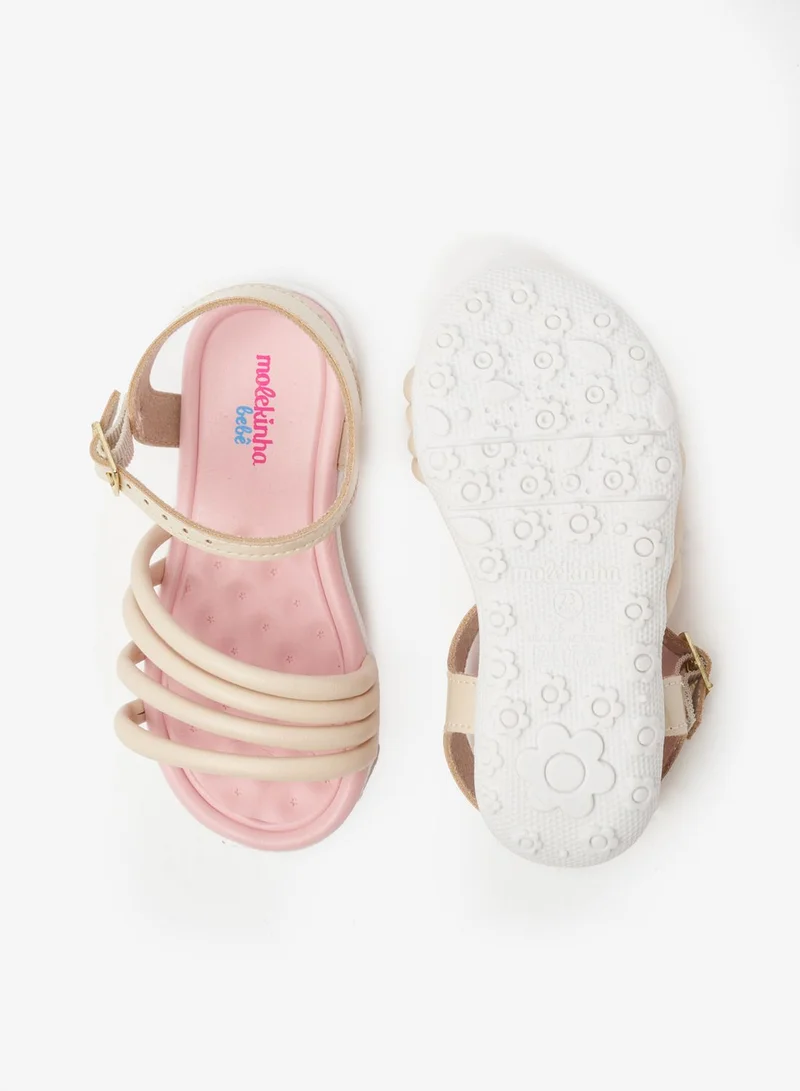 MOLEKINHA Infant Lea Back Strap Sandals