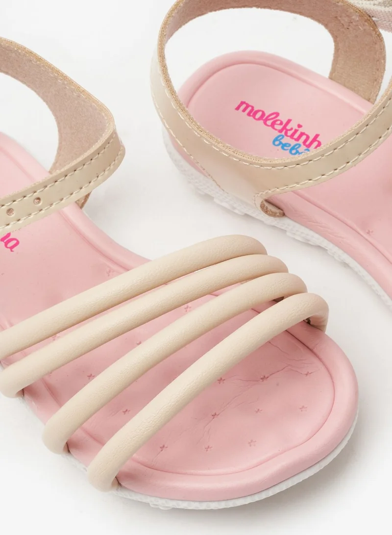 MOLEKINHA Infant Lea Back Strap Sandals