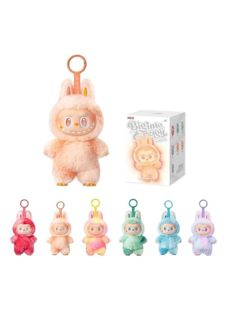 لابوبو، الوحوش الكبيرة في سلسلة الطاقة - صندوق أعمى مع قلادة من الفينيل المحشو، شخصيات صندوق أعمى، شخصيات حركة بتصميم عشوائي، ألعاب قابلة للتجميع