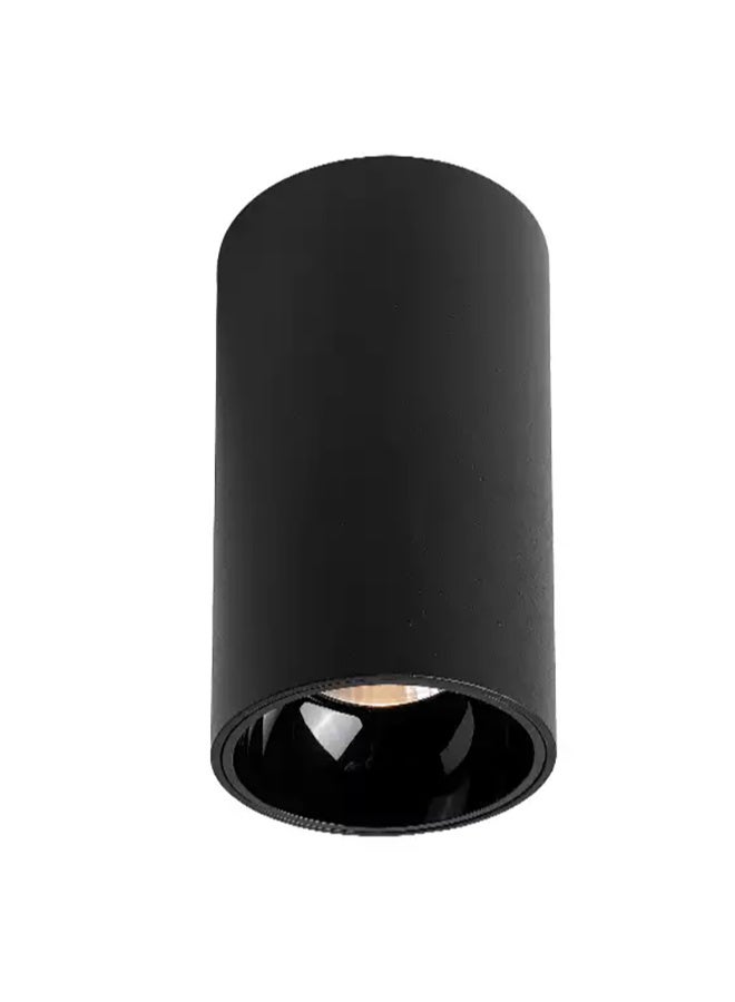 2 pack 12 Watts Black Body Cylindrical Surface Mounted Spot Light Down Light 3000K Warm White,4000K Natural White,6000K Cold White  - Image 1