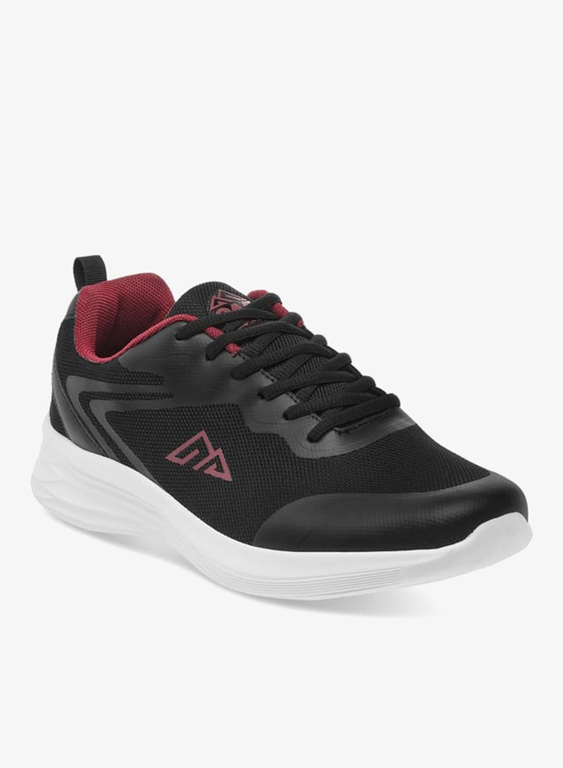 Oaklan by Shoexpress Men by Shoexpress Logo Detail Lace-Up Sports Shoes - Image 2