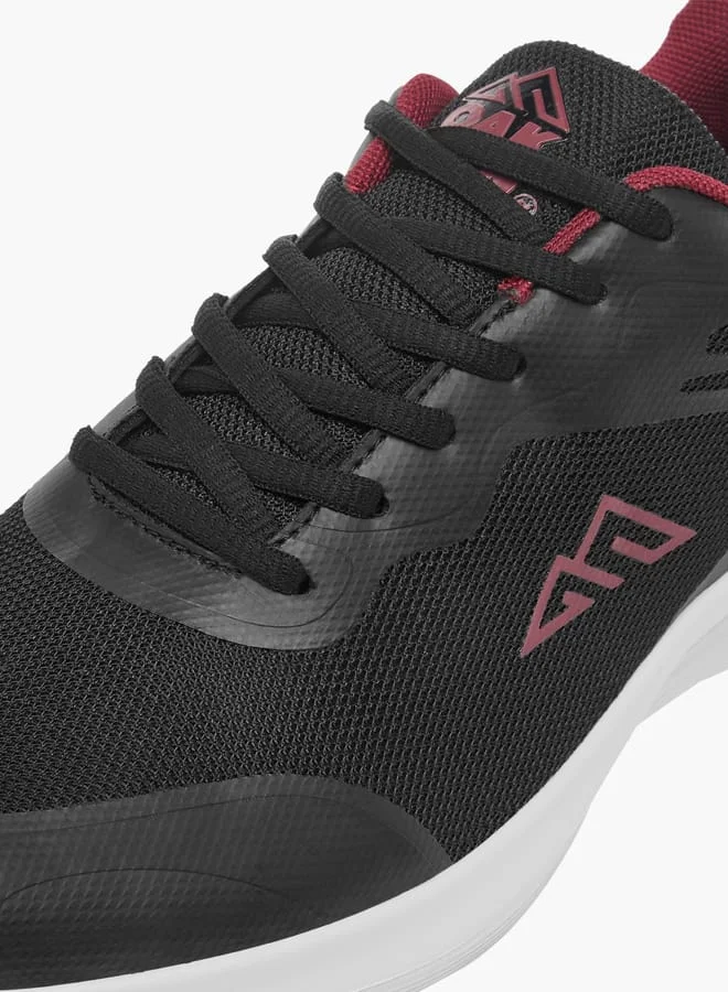 Oaklan by Shoexpress Men by Shoexpress Logo Detail Lace-Up Sports Shoes
