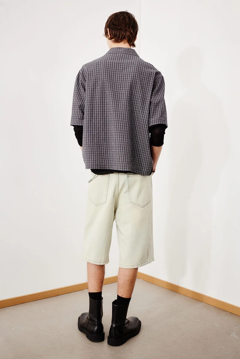 H&M Loose Fit Seersucker resort shirt