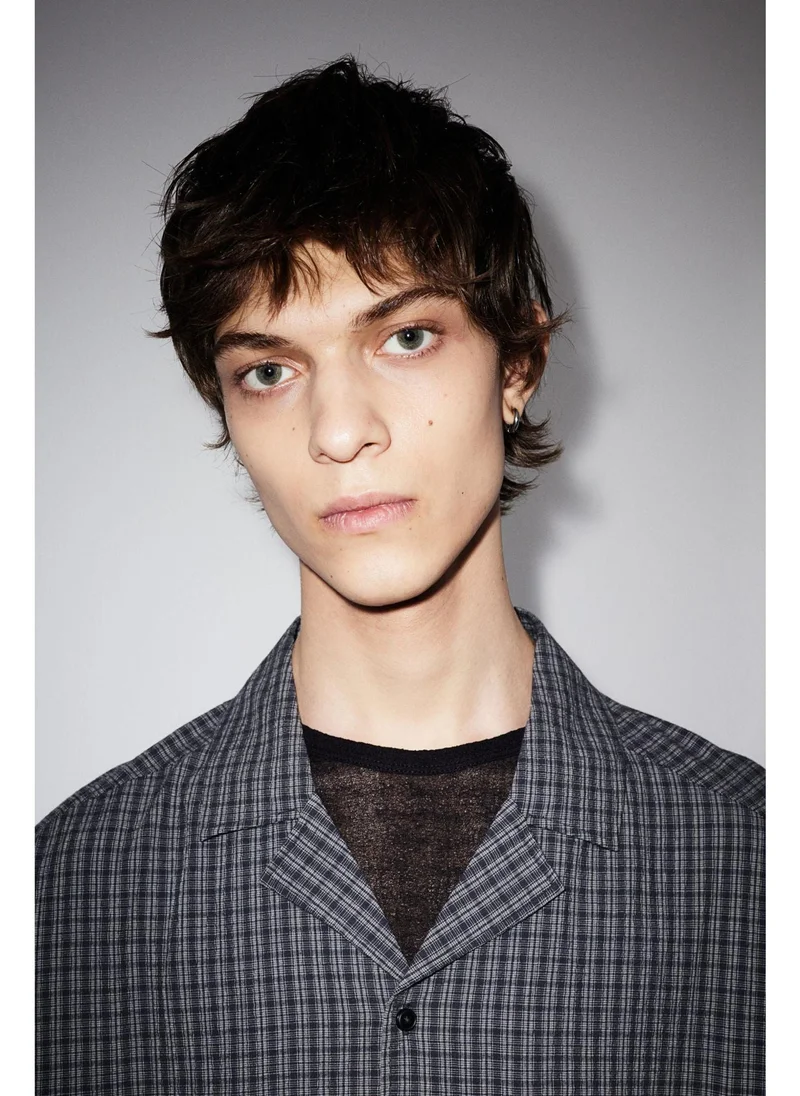 H&M Loose Fit Seersucker resort shirt