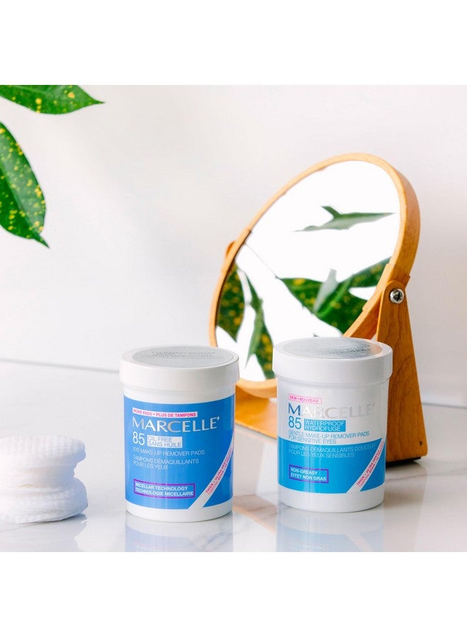 Marcelle Gentle Eye Make-Up Remover Pads, Sensitive Eyes, Waterproof Makeup Removal, Hypoallergenic, Fragrance-Free, Paraben-Free, Alcohol-Free, Cruelty-Free, 85 Pads - Image 3