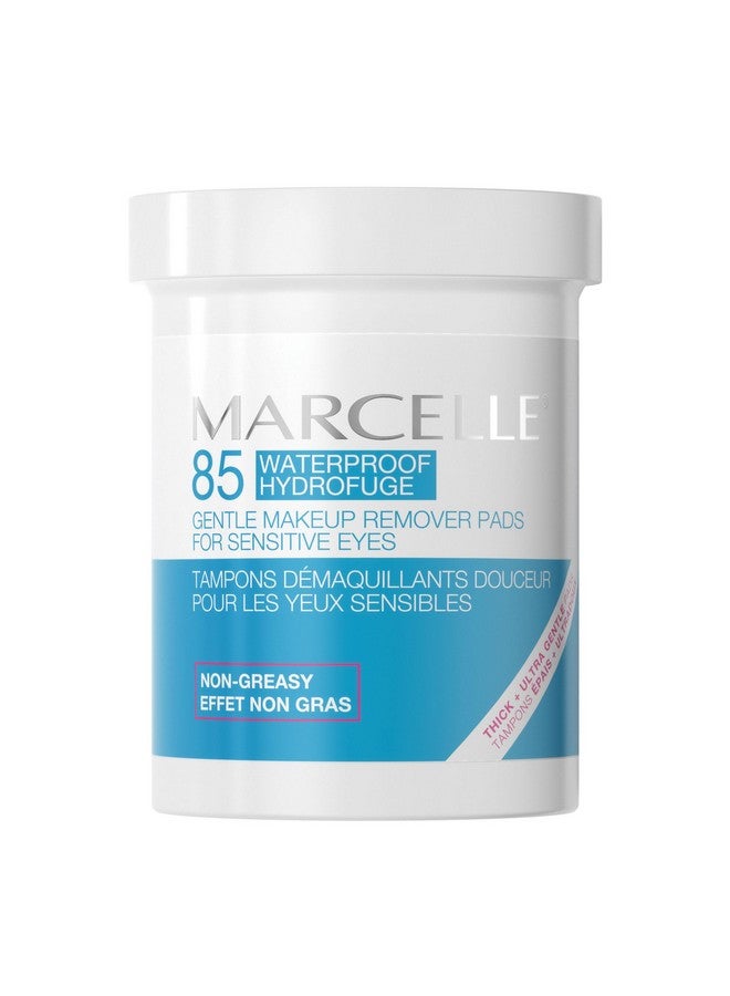 Marcelle Gentle Eye Make-Up Remover Pads, Sensitive Eyes, Waterproof Makeup Removal, Hypoallergenic, Fragrance-Free, Paraben-Free, Alcohol-Free, Cruelty-Free, 85 Pads - Image 1