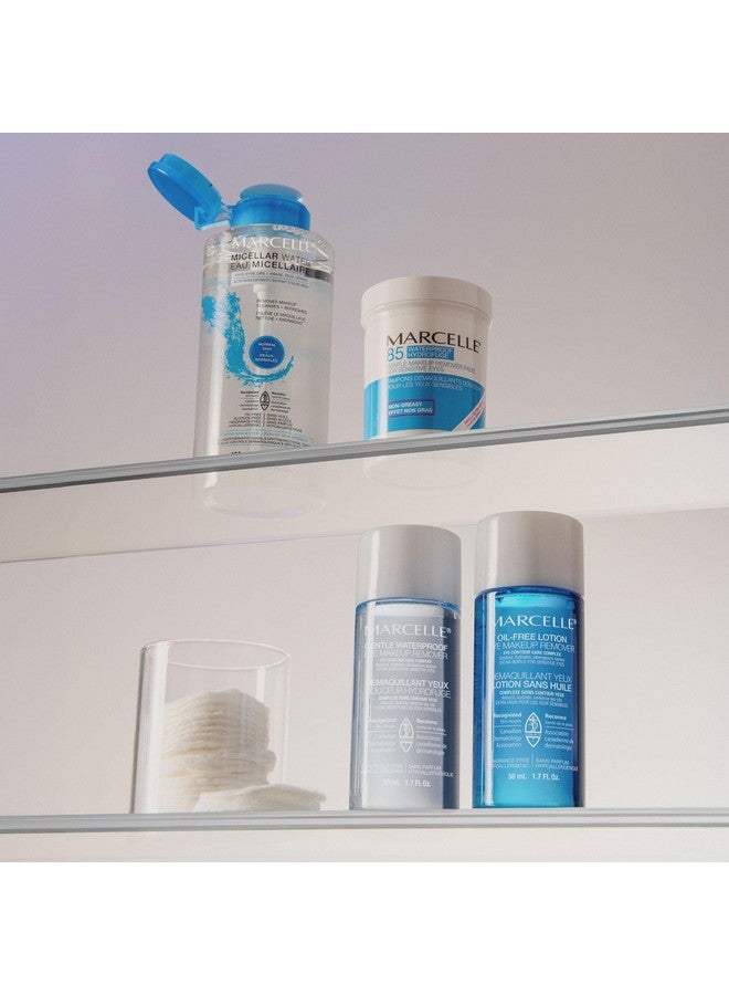 Marcelle Gentle Eye Make-Up Remover Pads, Sensitive Eyes, Waterproof Makeup Removal, Hypoallergenic, Fragrance-Free, Paraben-Free, Alcohol-Free, Cruelty-Free, 85 Pads - Image 5