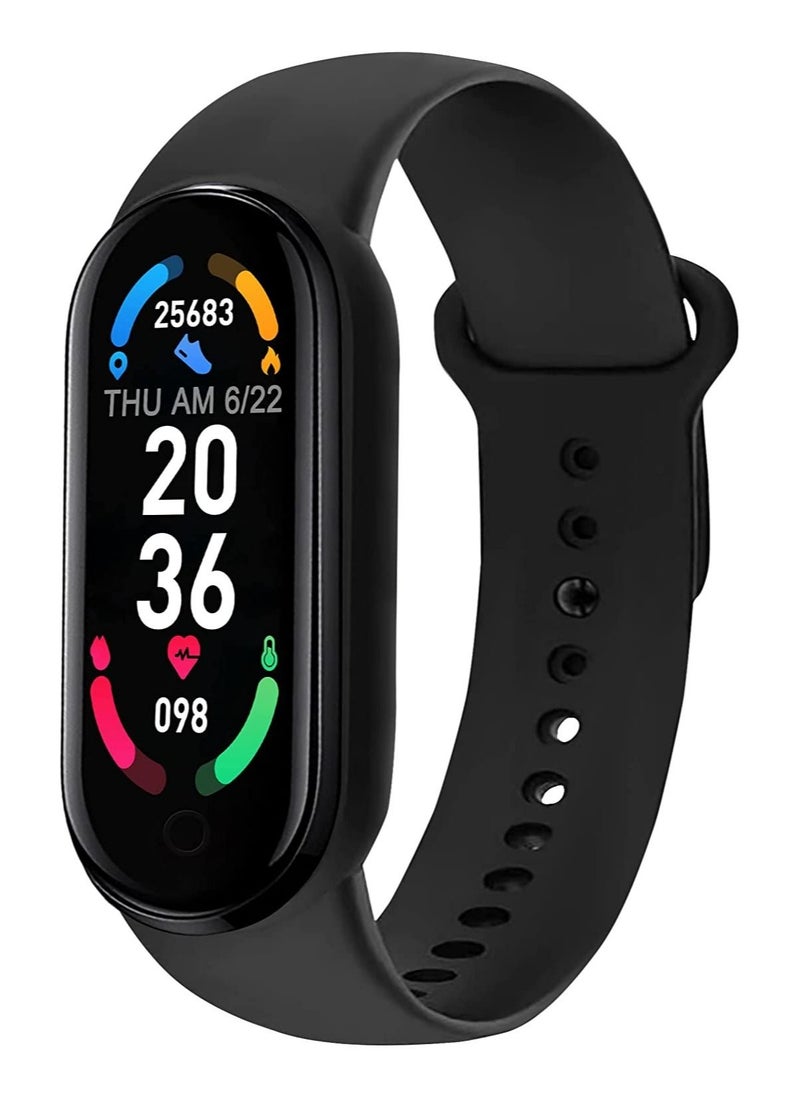 Generic - DMG Smart Watch, Sports Bluetooth Smart Watch, High Definition Touch Screen Smart Bracelet, Pedometer, Heart Rate Measurement, Ip67 Waterproof, Call and Message Reminder,sedentary reminder (Black) - Image 1