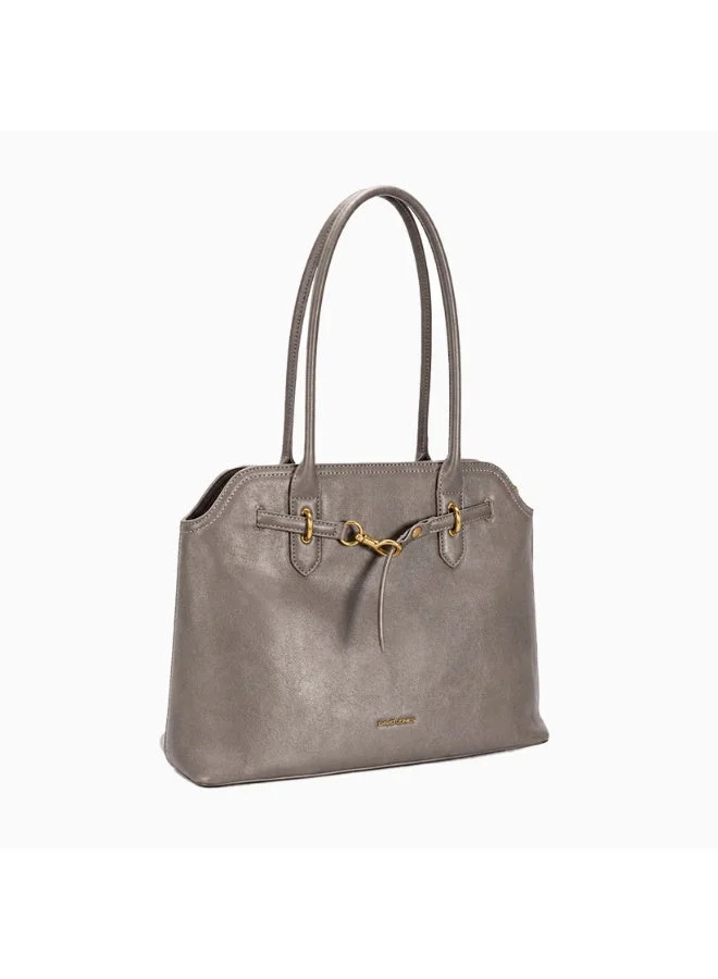 David Jones Fungi David Jones retro tote purse- The classic chic bag for formal and casual styles in model cm7665- David Jones luxury shoulder bag with compartments- Leather large size bag with extra adjustable strap for Women | Best Price UAE