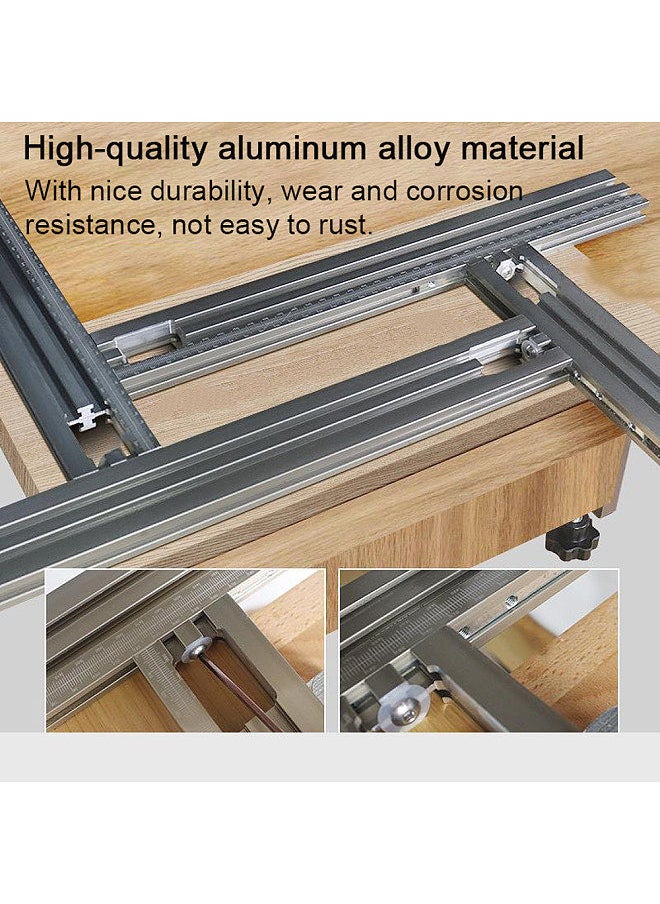 Generic Woodworking Rail Guide System Trimming Machine Milling Slot Engraving Guide Rail Auxiliary Guide Track  - Image 4