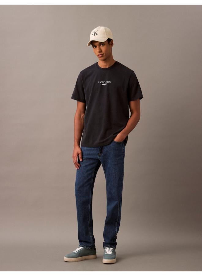 كالفن كلاين جينز تيشيرت بياقة دائرية وشعار - Image 4