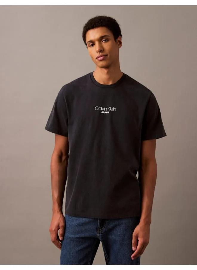 Calvin Klein Jeans Logo Crew Neck T-Shirt