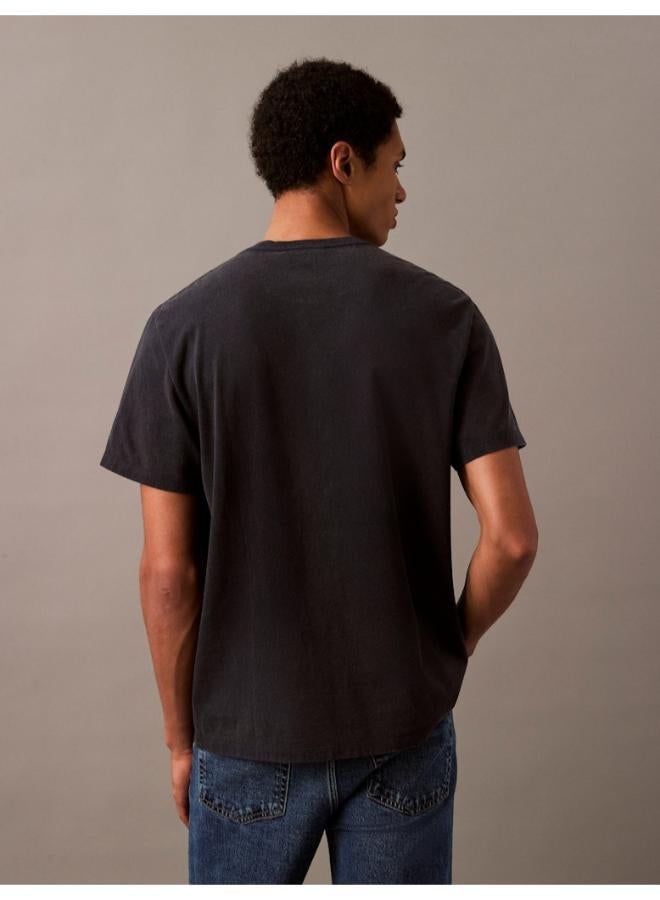 كالفن كلاين جينز تيشيرت بياقة دائرية وشعار - Image 2