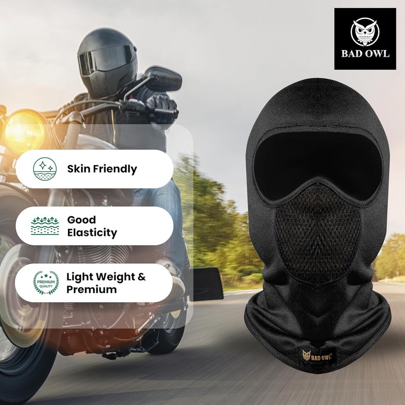 BADOWL Full Face Balaclava for Men & Women - UV Protection, Breathable & Stretchable Fabric, Lightweight & Comfortable, Perfect for Biking, Cycling & Outdoors - Image 3