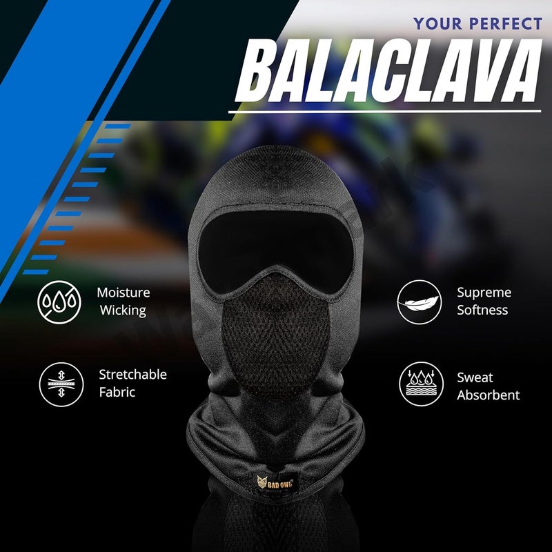 BADOWL Full Face Balaclava for Men & Women - UV Protection, Breathable & Stretchable Fabric, Lightweight & Comfortable, Perfect for Biking, Cycling & Outdoors - Image 5
