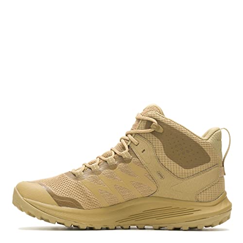 Merrell Men's Nova 3 Tactical Mid Waterproof Military Boot, Dark Coyote, 9.5 - Image 3
