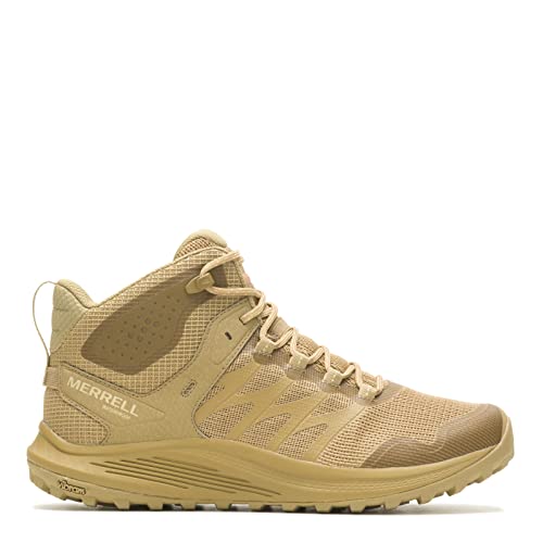 Merrell Men's Nova 3 Tactical Mid Waterproof Military Boot, Dark Coyote, 9.5 - Image 2