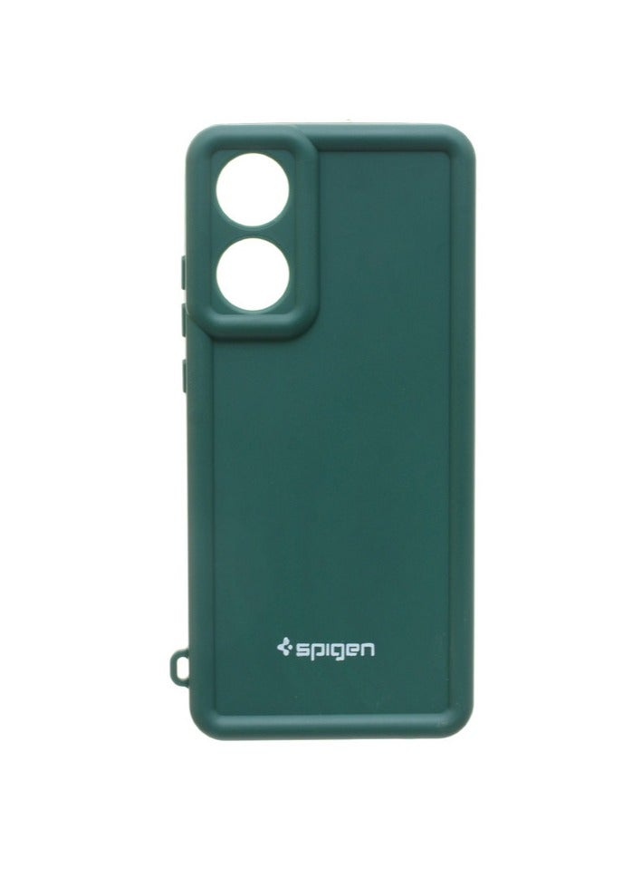 Spigen Silicone Back Phone Protection Cover For Oppo A78 - Green - Image 1