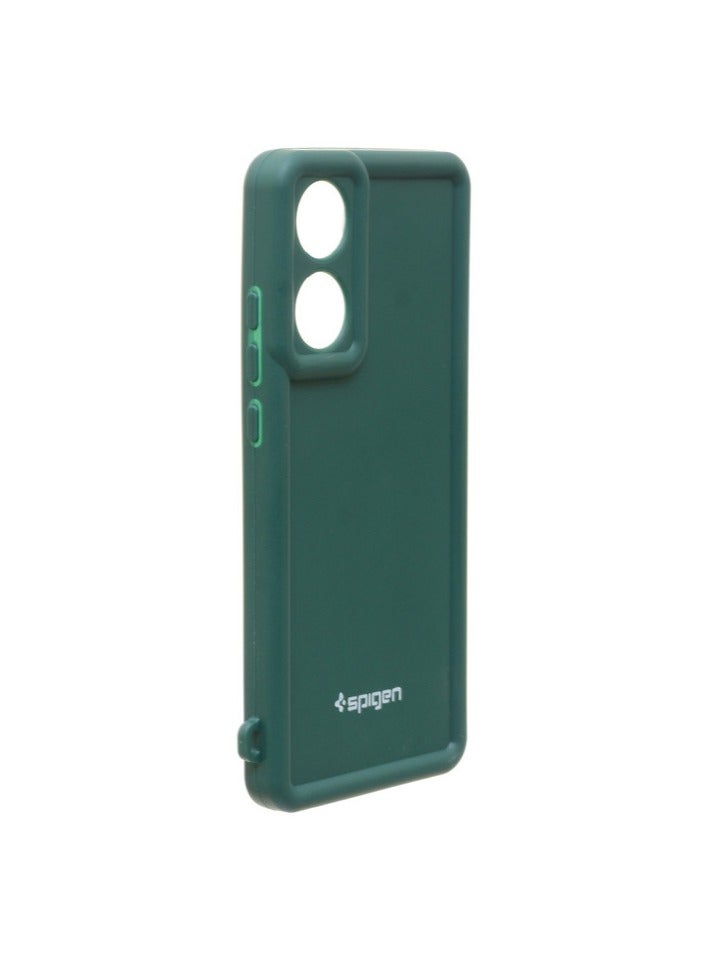 Spigen Silicone Back Phone Protection Cover For Oppo A78 - Green - Image 2